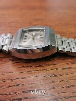1960s Mens Chunky TV Cased Automatic Day/Date Watch, All Original, Keeping Time