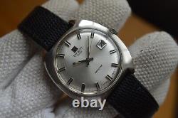 1972 Tissot Seastar Date Automatic Rare Vintage Leather Watch