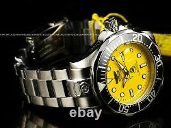 ALL NEW! Invicta Men's 300M Grand Diver Automatic Yellow Dial SS Bracelet Watch