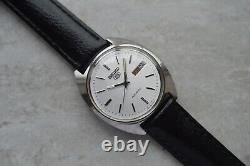 April 1986 Seiko 5 7009 3080 Automatic White Dial Men's Leather Watch