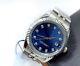 Ask For Pictures Datejust Automatic Waterproof Watch Blue Dial Diamond Indices
