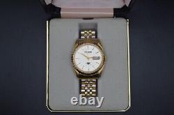 August 1995 Boxed Vintage Men's Citizen Eagle 7 Very Rare Gold Automatic Watch