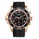 Automatic Mens Branded Watch Driver Rose Gold Silicone Limited Edition Gamages