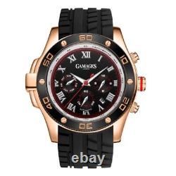 Automatic Mens Branded Watch Driver Rose Gold Silicone Limited Edition GAMAGES