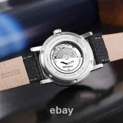 BERNY Watch for Men Mechanical Automatic Watches Seagull movement