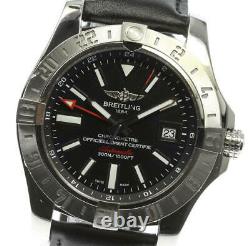 BREITLING Avenger II GMT A32390 Black Dial Automatic Men's Watch 594566