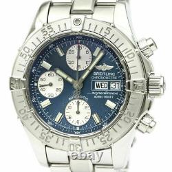 BREITLING SUPEROCEAN DAY DATE STAINLESS STEEL AUTOMATIC WRISTWATCH A13340 With BOX