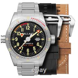 Ballast Gents Amphion Automatic Watch Stainless Steel Bracelet & Extra Straps