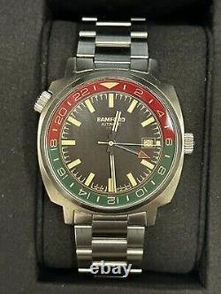 Bamford London GMT Italian automatic Watch (9/10 Condition)