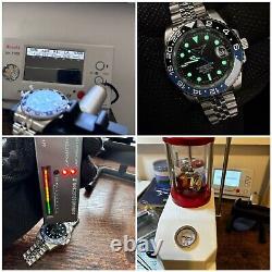 Batman Mod Custom Watch Seiko Nh35A Automatic Movement Sapphire Glass