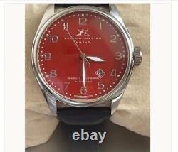Bello And Preciso Milano Italian Automatic Gents Watch, Red Dial