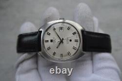 Boxed 1972 Tissot Seastar Automatic Rare Vintage Leather Watch
