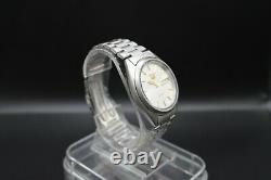 Boxed Seiko 5 Automatic White Textured Dial Mens Watch SNX Men's Bracelet Watch