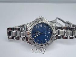 Breitling Colt A17035 Automatic Watch Blue Face Box and Booklet