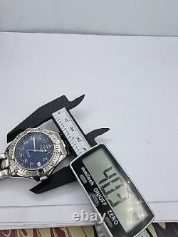 Breitling Colt A17035 Automatic Watch Blue Face Box and Booklet