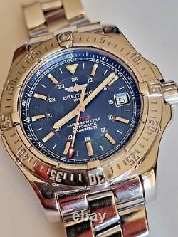 Breitling Colt Automatic A17380 41MM Blue Dial Steel