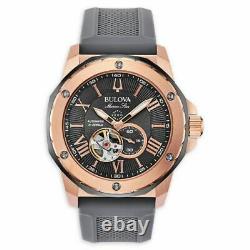 Bulova 98A228 Men's Marine Star Stainless Steel Automatic 45mm Watch
