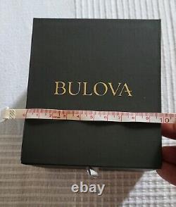 Bulova mens Automatic Watch 97A136 with Leather Strap. GENUINE. BNIB. RRP £329