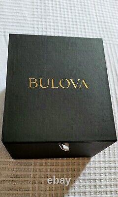 Bulova mens Automatic Watch 97A136 with Leather Strap. GENUINE. BNIB. RRP £349