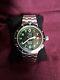 Cccp Akula Automatic Mens Watch Green Dial Special Edition 10atm Wr. Diver