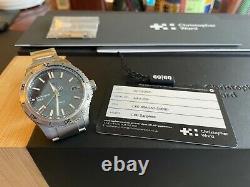 CHRISTOPHER WARD C60 Blue Sapphire Automatic Watch with CW box + papers