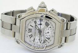 Cartier Roadster 2618 SS high fashion automatic chronograph men's watch