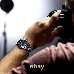 Cestrian Master Series Blue Dial Steel Bracelet Automatic Mens Watch