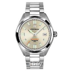 Cestrian Master Series Champagne Dial Steel Bracelet Automatic Mens Watch