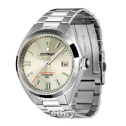 Cestrian Master Series Champagne Dial Steel Bracelet Automatic Mens Watch
