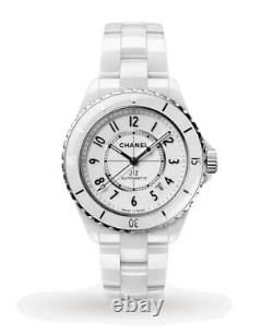 Chanel J12 Ceramic White H5700, Automatic Watch 38mm Men or Women Good Condition