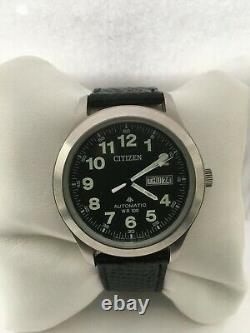 Citizen Mens Automatic Promaster 100 MT WR Day & Date Arabic Dial Watch 8200-S8