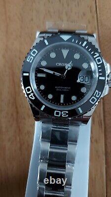 Cronos Automatic Watch Black PT5000