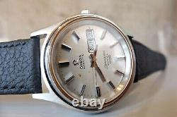 Defect1970's Vintage OMEGA Seamaster COSMIC 2000 SS 38mm Automatic Mens Watch