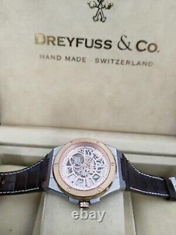 Dreyfuss & Co Automatic Skeleton DGS00081/06 Men's Watch Rare Working