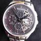 Dreyfuss Partial Skeleton Automatic Chronograph Stainless Steel Bracelet Watch
