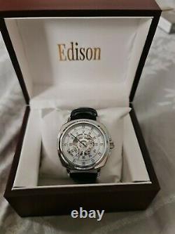 Edison SKELETON Mechanical Automatic Watch