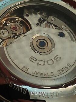 Epos Switzerland Mens Automatic Chronograph Divers Watch 3365 Top 7750 Stunning