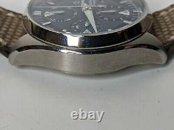 Eterna Kontiki Automatic Chronograph Watch Gray Dial 1241.41 42mm