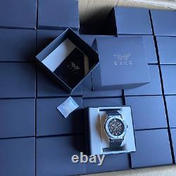 Exec 25 Automatic Watches RRP £75 Skeleton Silver Joblot Bulk Clearance New