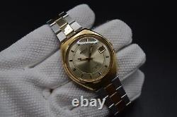 February 1987 Vintage Seiko 7025 8070 Automatic Two Tone Bracelet Watch Rare