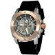 Fossil Me3082 Men's Automatic Watch Black Leather Strap New- Warranty