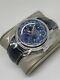 Frederique Constant Men's Analogue Automatic Watch With Blue Leather Strap