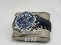 Frederique Constant Men's Analogue Automatic Watch with Blue Leather Strap