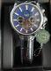 Gamages Of London Limited Edition Telescope Automatic Watch Silver Navy