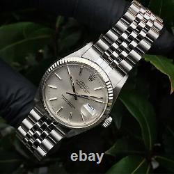 Gents Stainless Steel & White Gold Rolex Oyster Perpetual Datejust 16014