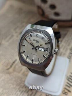 Gents Vintage Bentima Star Automatic Day/Date Cushion Watch Working