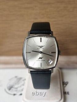 Gents Vintage Longines Automatic 433cal Ultra-Chron Date Tank Watch Working