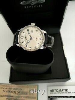 Genuine Zeppelin Series LZ127 Graf Automatic Germany Made 7656-5 Men's Watch
