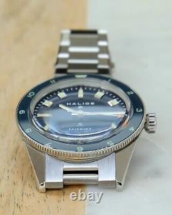 Halios Fairwind Bathyal Blue 12H Bezel Automatic Diver's Watch 200m Swiss Movt