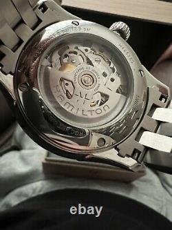 Hamilton Jazzmaster Gents skeleton Automatic Black Dial Stainless steel Watch